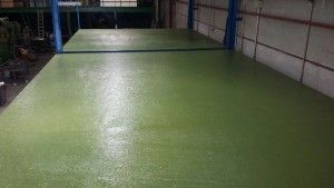 Suelo pintado empresa Pinturas Aplicor